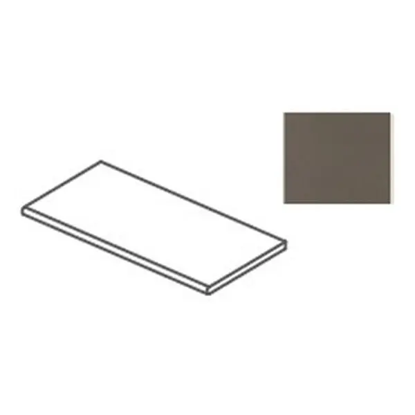 Impronta italgraniti Nuances NU08GT2 Marrone Gradone Toro 33x120