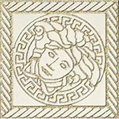 Versace Marble 240301 Tozzetto Medusa Bianco Sab 11.5x11.5