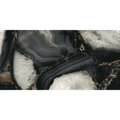 Emil ceramica Tele Di Marmo Precious Agate Black Lappato 60x120