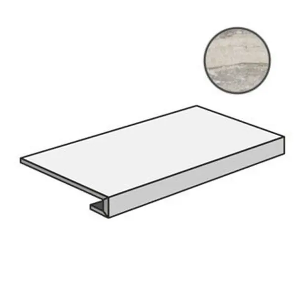 Sant Agostino Tipos CSAGRTSI12 Gradone Silver 33x120