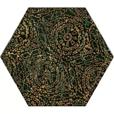 Grupa Paradyz Urban Colours Green Inserto Heksagon A 19.8x17.1