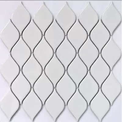 Bonaparte Керамогранитная мозаика Melany White Glossy 26.4x28
