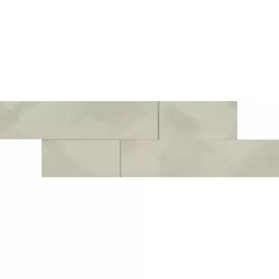 Apavisa Aluminium 8431940350085 White Spazzolato Mosaico Brick 58.5x19