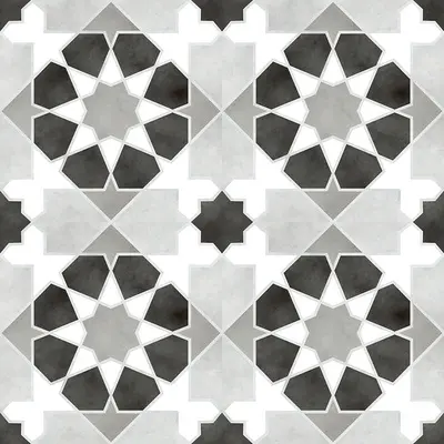 Kerlife ceramicas Rabat Black 45x45