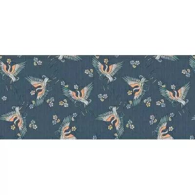 Ornamenta Operae OP120278BRBL Birds Blue 120x278