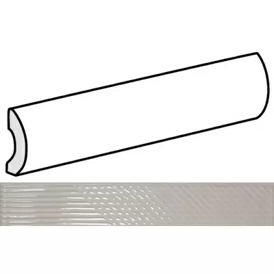 Equipe Fragments 23903 Pencil Bullnose Light Grey 3x20