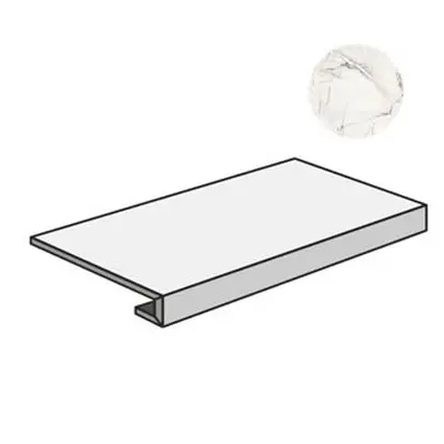 Sant Agostino Pure Marble CSAGRSWH12 Gradone 120 Spider White 33x120