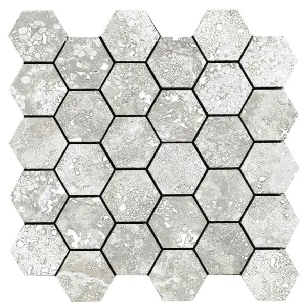 La Fabbrica Ceramiche Imperial 155321 Esagona Alabastrino Nat Ret 28x29