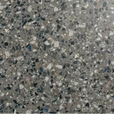 Kutahya Seramik Terrazzo Anthracite 80x80