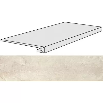 Rex Ceramiche Ardoise 739320 Ivoire Gradino 33x120