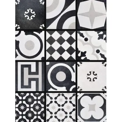 Ceramica Fioranese Cementine Black&White CBW20R Mix 20x20