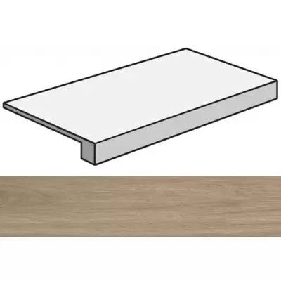 Casalgrande Padana Tavolato Gradone Marrone Chiaro 120x33