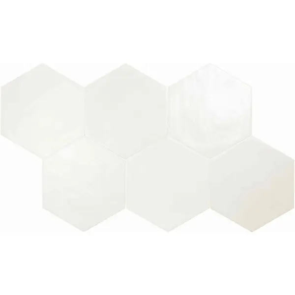 DNA Tiles Spark 130056 White Matte Hex 15x17,3 - керамическая плитка и керамогранит