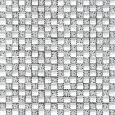 Мастера Керамики Glass МС 2032 Шахматка Металик 30x30