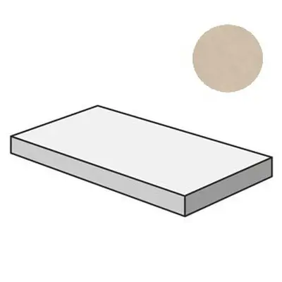 Sant Agostino Sable CSAGASSB12 Gradone Angolare 120 Sx Beige 33x120