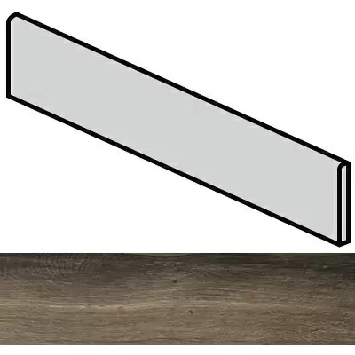 Rex Ceramiche Planches 756091 Choco Battiscopa 4.6x60