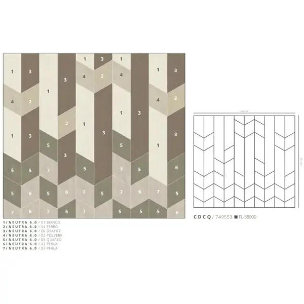 Casa Dolce Casa Magnum Decori 749553 CDCQ 6mm 240x265