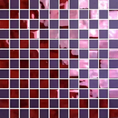 Settecento The Wall 100921 Highlights Melanzana Su Rete 2.2x2.2 28,6x28,6