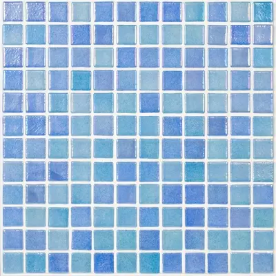 Vidrepur Shell Mix Blue 551/552 (на сетке) 31.7x31.7