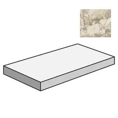 Atlas Concorde Russia Forte Dei Marmi 620070002430 Ceppo Apuano Cream Scal Ang Dx Rett 33x80