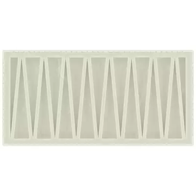 La Diva Carmella Rettangolo Carmella 03 Latte L 15x30