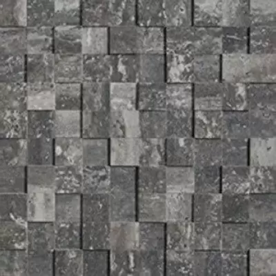 Rex Ceramiche I Travertini di Rex 748315 Black Mos. 3D Mix 30x30
