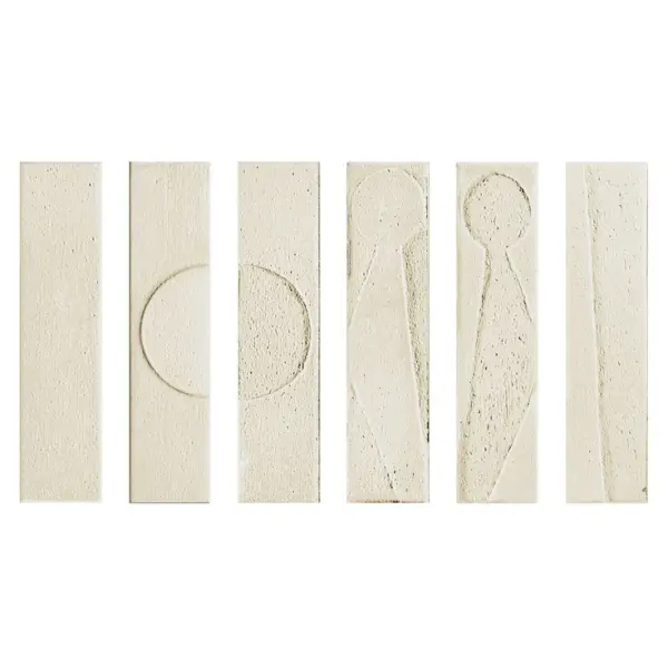 Settecento Koine 118620 Alphabet Gesso 4,5x18,6 - керамическая плитка и керамогранит
