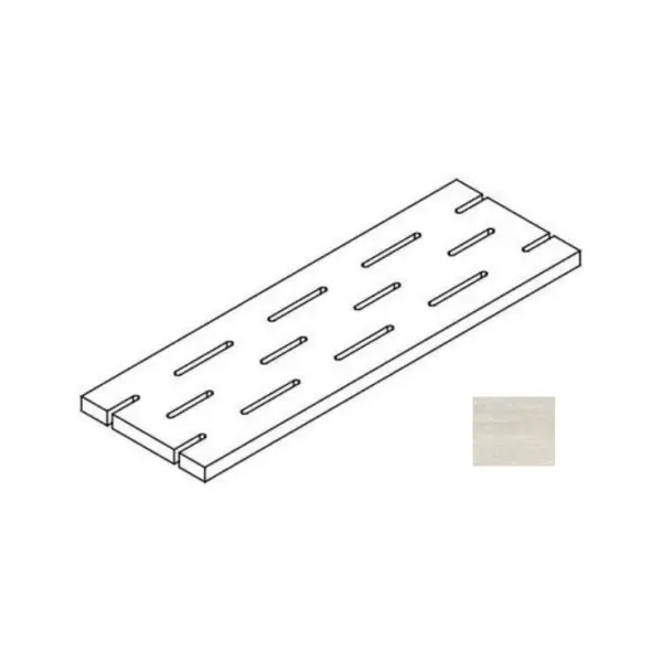 Impronta italgraniti Dorset DR01GG6 Griglia Bianco Cross Cut 14x60