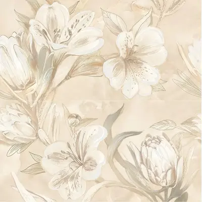 Azori Opale Beige Flower 63x63