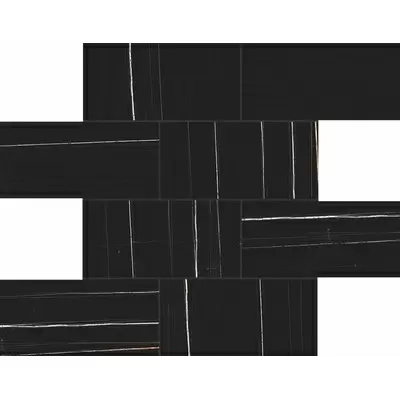 Casa Dolce Casa Stones and More 2.0 756820 Sahara Noir Matte 6mm Muretto 7.5x15 30x30