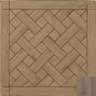 Casalgrande Padana Tavolato Cassettone A Marrone Medio 60x60