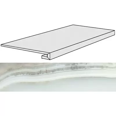 Rex Ceramiche Alabastri Di Rex 739916 Smeraldo Gradino 33x120