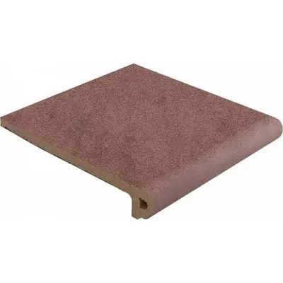 Gres de Aragon Tarta Peldano Rojo 33x33