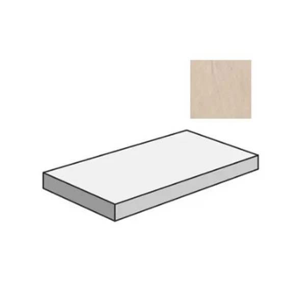 Flaviker PI.SA Palette 0017482 Cream Gradone Angolare Sx 32x120 - керамическая плитка и керамогранит