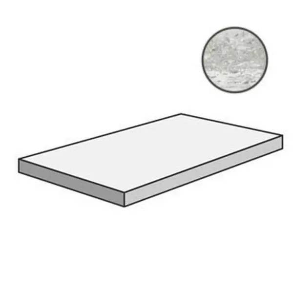 Sant Agostino Tipos CSAGADTW12 Gradone Ang Dx White 33x120