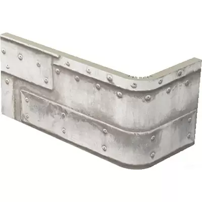 Del Conca Cor-ten Co1 Beige Angolo Esterno 10x20