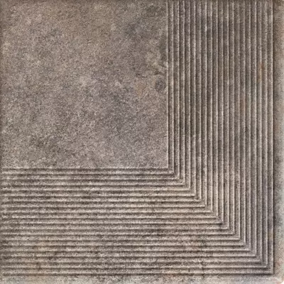 Grupa Paradyz Viano Grys Corner Stair Tread 30x30