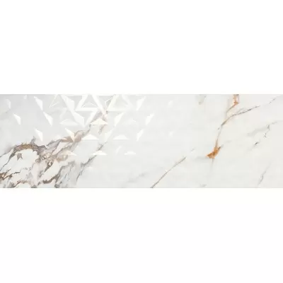 Porcelanite Dos 1219 Calacata Gold Geo Rect 40x120