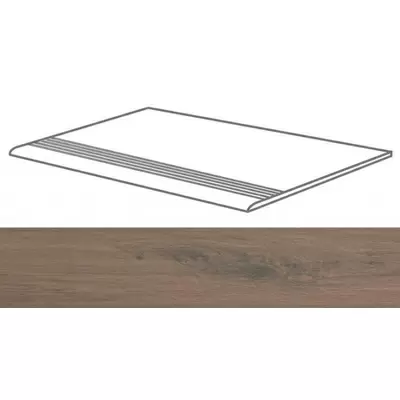 Casalgrande Padana Tavolato Gradino Marrone Medio 120x30