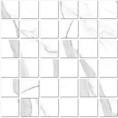 Vallelunga Statuario 6000386 Mosaico 5X5 30x30