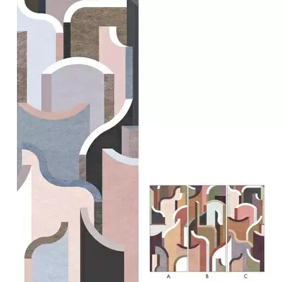 Ornamenta Operae OP120278MZP Maze Pink 120x278