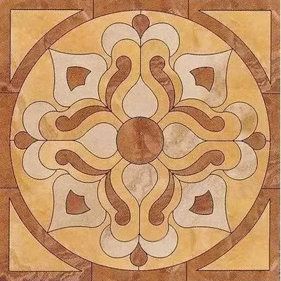 Ceracasa Ducale Roseton Beige 116.8x116.8