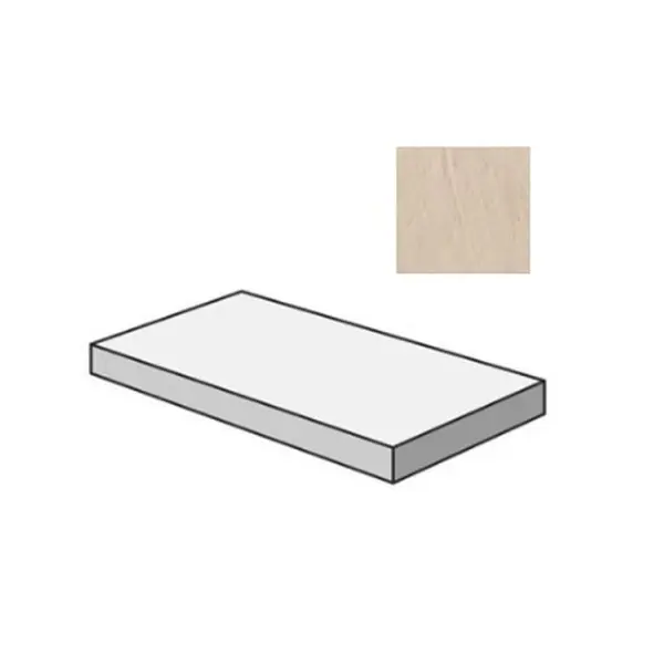 Flaviker PI.SA Palette 0017492 Cream Gradone Angolare Dx 32x120 - керамическая плитка и керамогранит