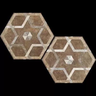 Ceramica Fioranese Heritage Deco Exagona Texture 5 34,5x40