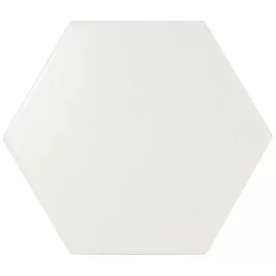Equipe Scale 21767 Hexagon White Matt 10.7x12.4
