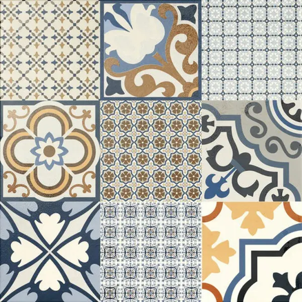El Molino Logos Azul Satin 58x58