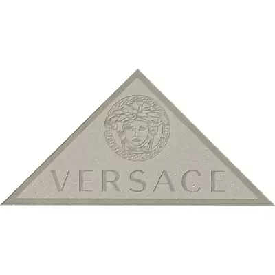 Versace Marble 240900 Firma Triangolare Acciaio 11.2x7.9
