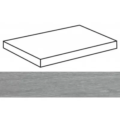 Casalgrande Padana Newood 4946893 Angolare Grey 120x33