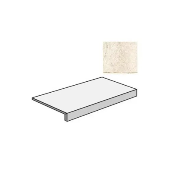 Sant Agostino Via Appia CSAGAVCI12 Gradone Vein Cut Ivory 33x120