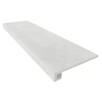 Ametis Marmulla MA01 Grey Неполированный + Подступенок (14,5x120) 33x120